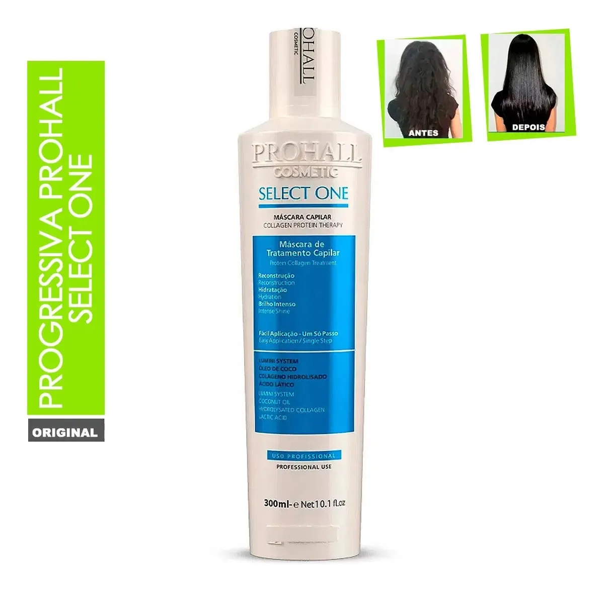 Progressiva Cabelos Com Química 300ml Select One Prohall