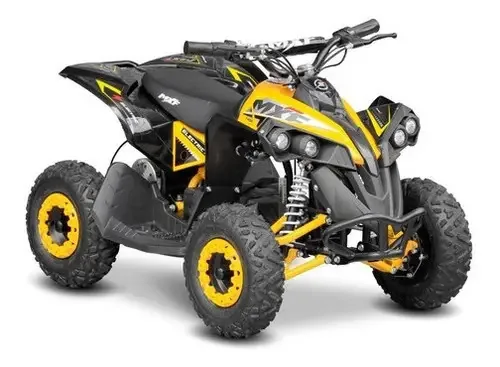 Mini Quadriciclo Elétrico Mxf Thor 1000w Amarelo