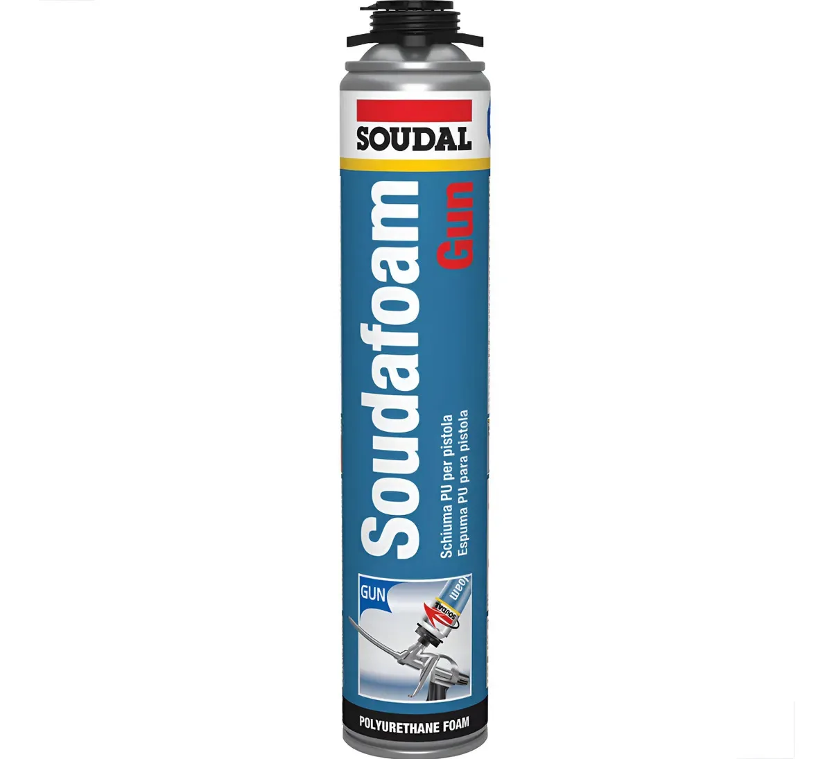 Espuma Pu Para Pistola Soudafoam Gun 750ml Soudal