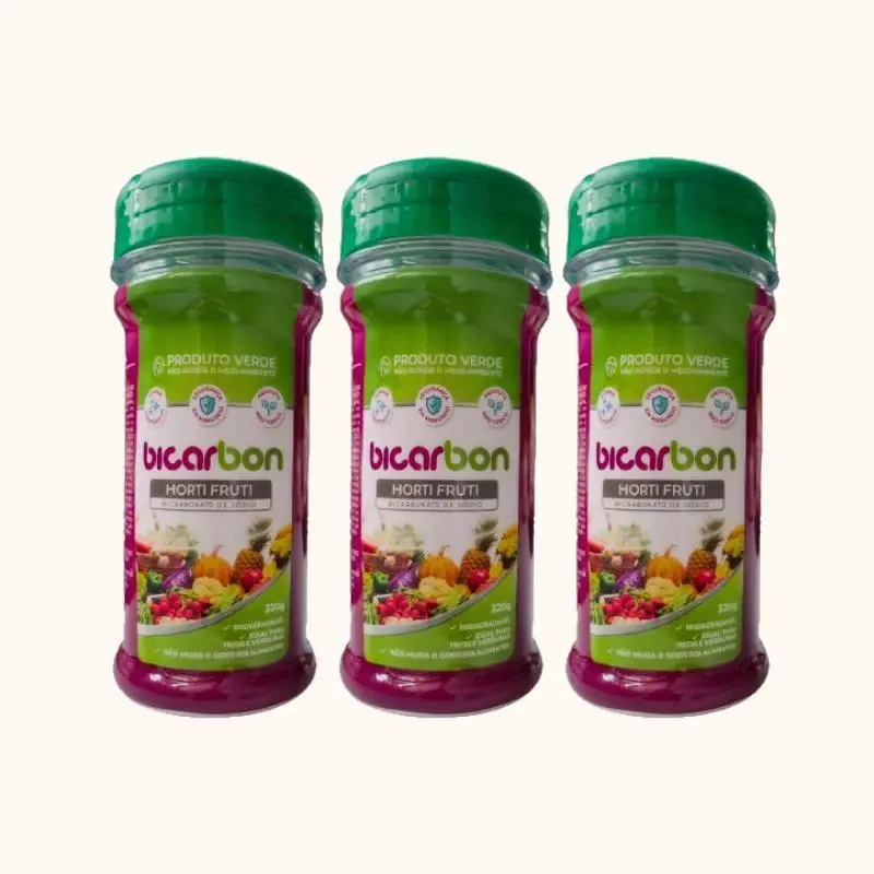 Kit 3x: Bicarbonato Sódio Higienizar Horti Fruti