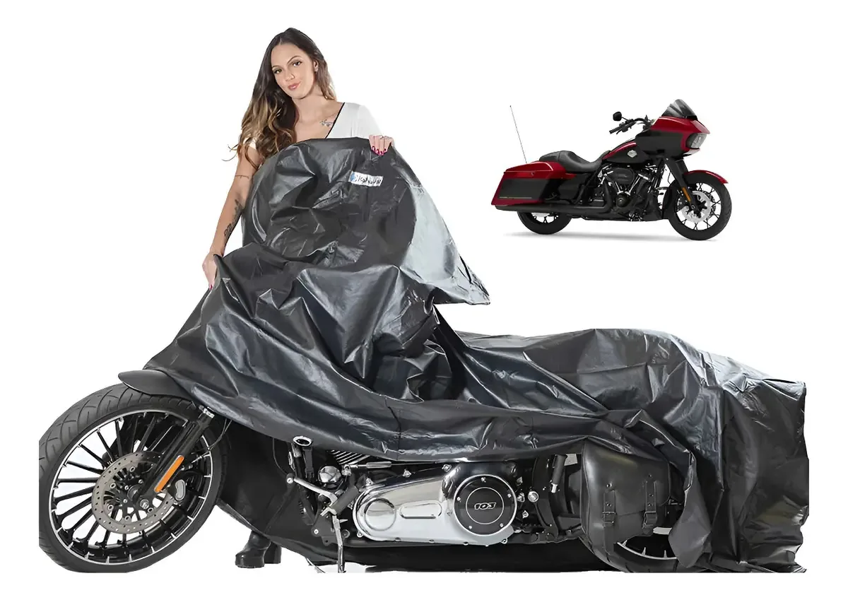 Capa Moto Hd Road Glide Forrada Impermeável Sol Chuva