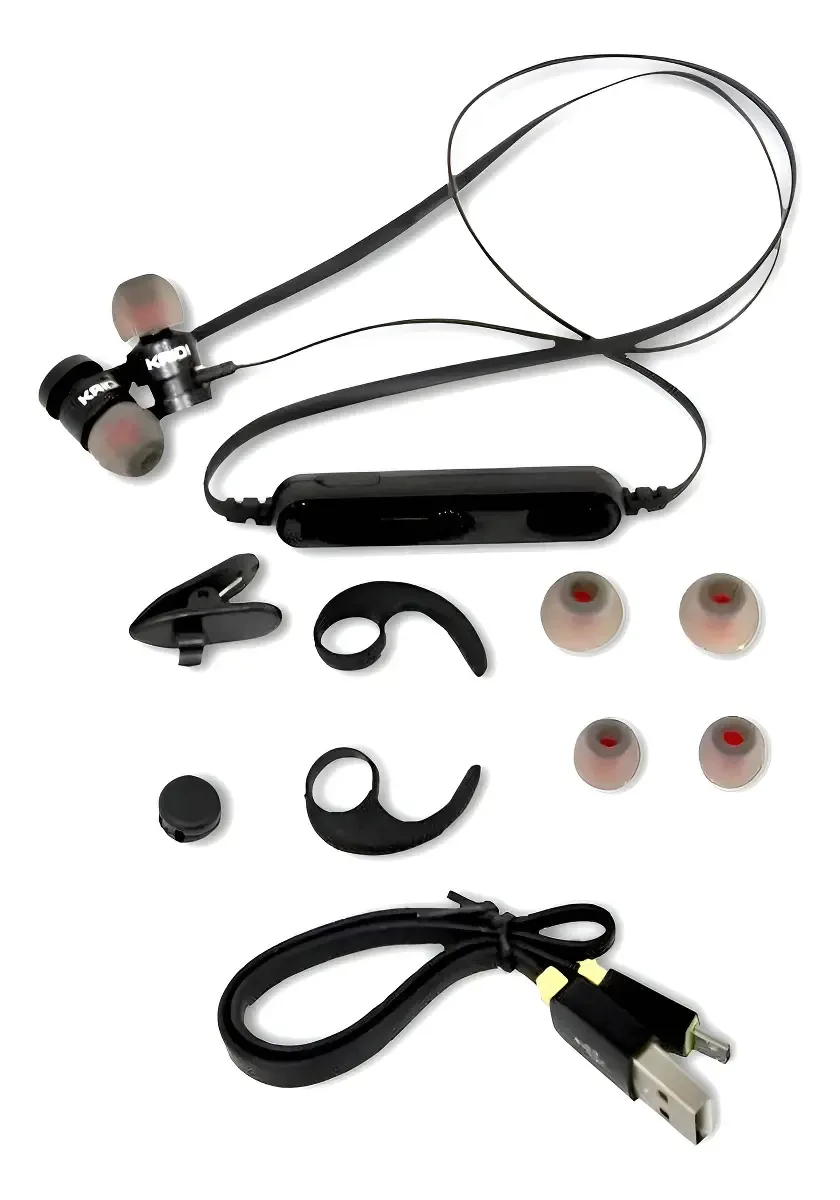 Fone Ouvido Bluetooth Sem Fio Kaidi Kd901 Cor Preto