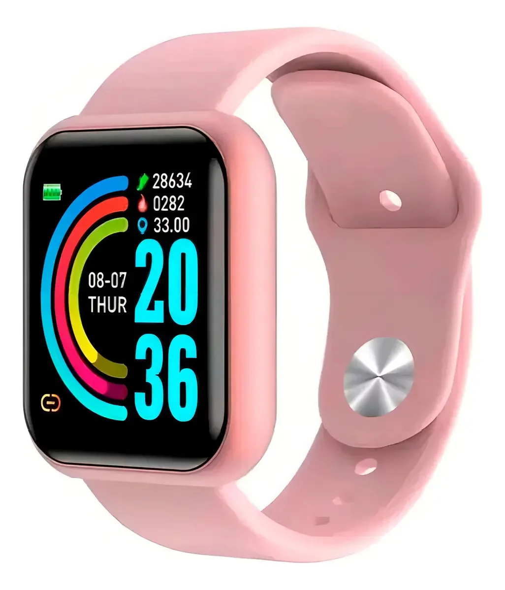 Relógio Smartwatch D20 Batimento Cardíaco Monitor Saúde Fit