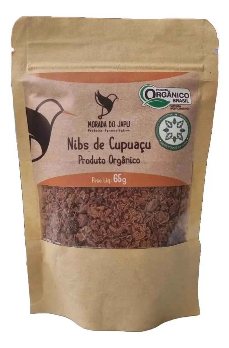 Nibs De Cupuaçu Orgânico Morada Do Japu 65g