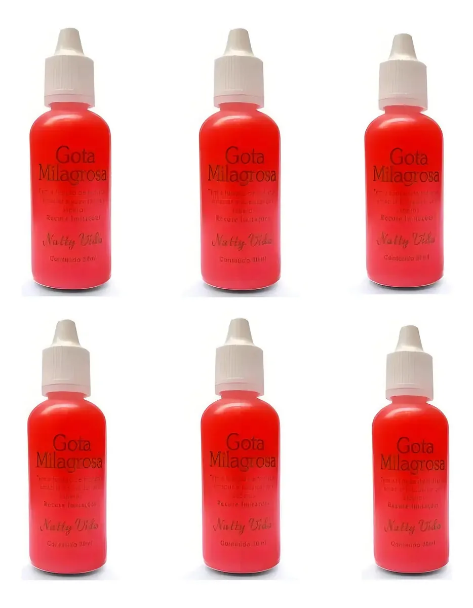 Combo 6 Gotas Milagrosas Para Pés Rachadura & Ressecamento