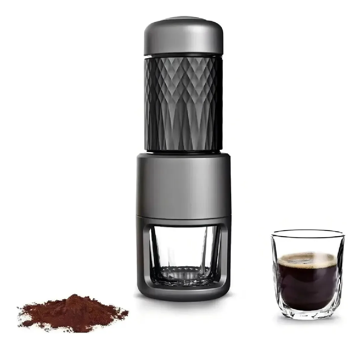Cafeteira Portátil Espresso Café Capsula Pó