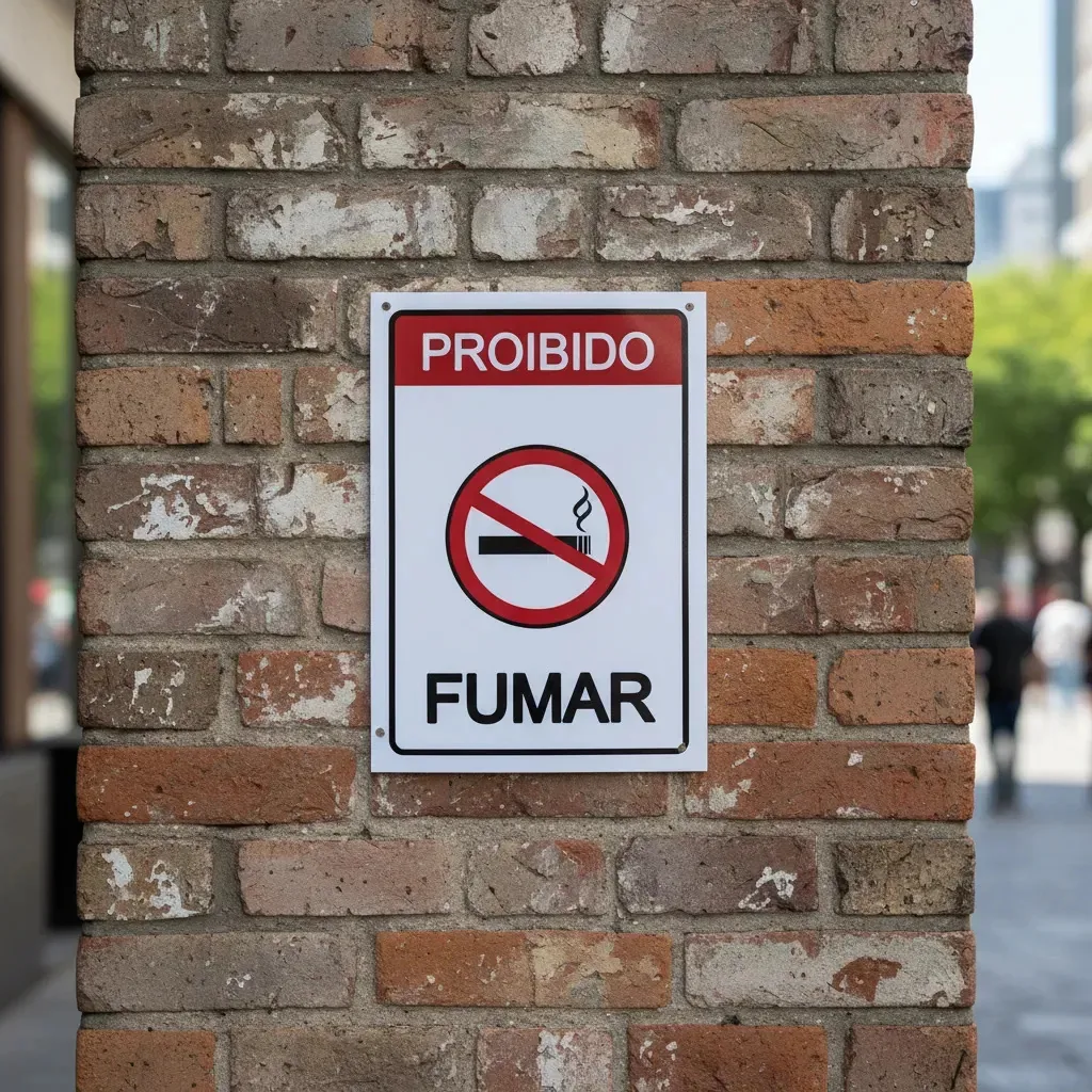 Kit 10 Placas Sinalização Não Fume Neste Setor