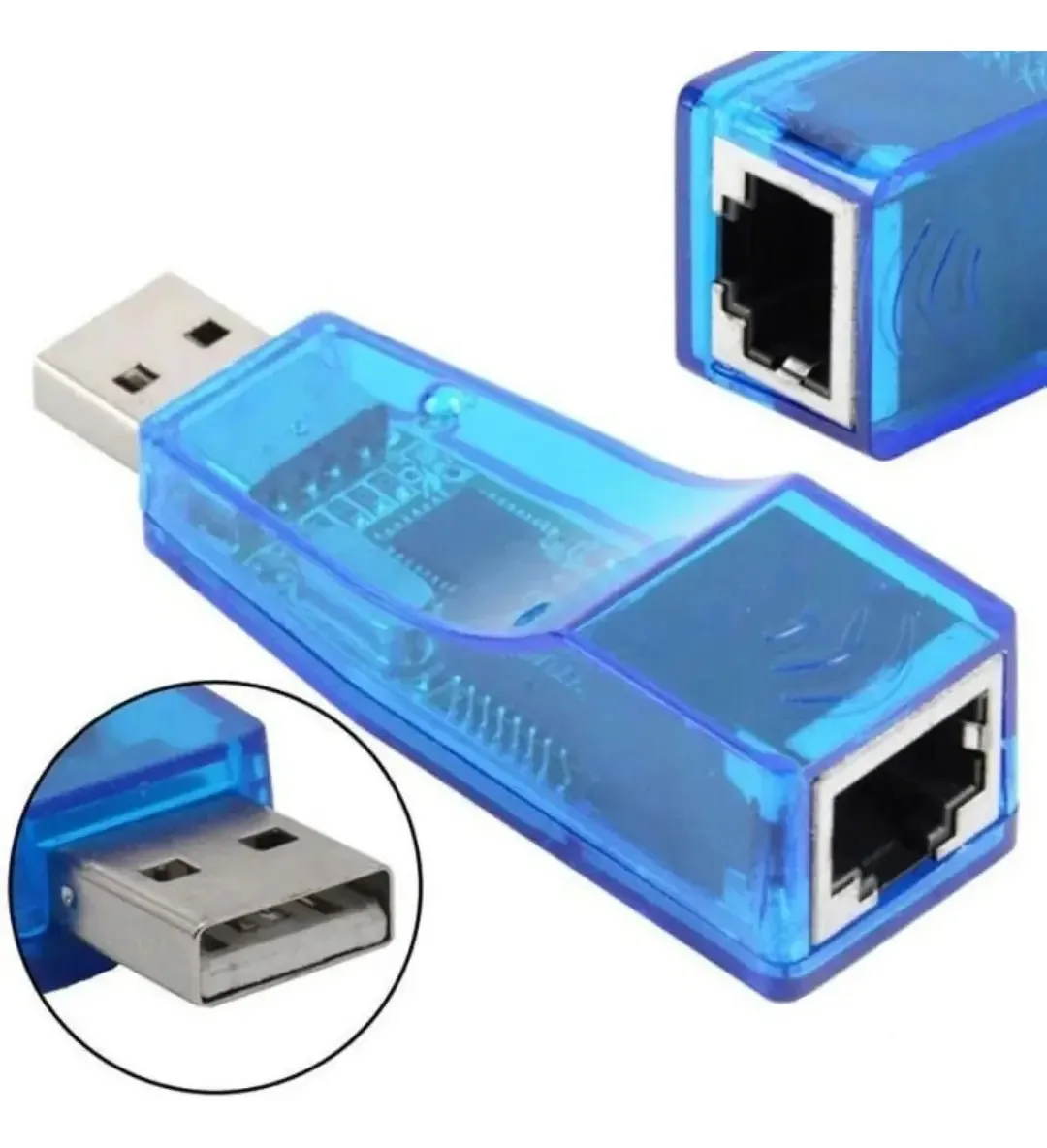 Adaptador Usb Lan Para Cabo De Rede Rj45 Internet Pc Note