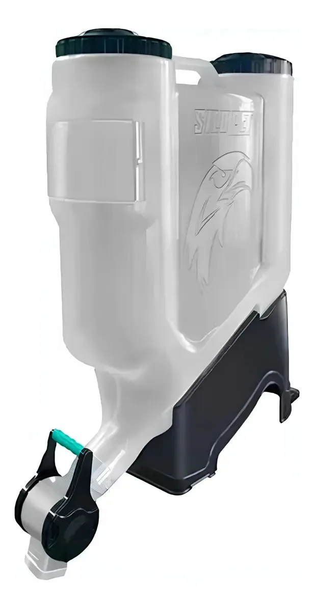 Dispenser Porta Armazenamento Cereais Ração Grãos 36 Litros Cor Preto