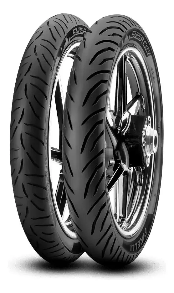 2 Pneus Moto Pirelli Super City 2.50-17 + 2.75-17