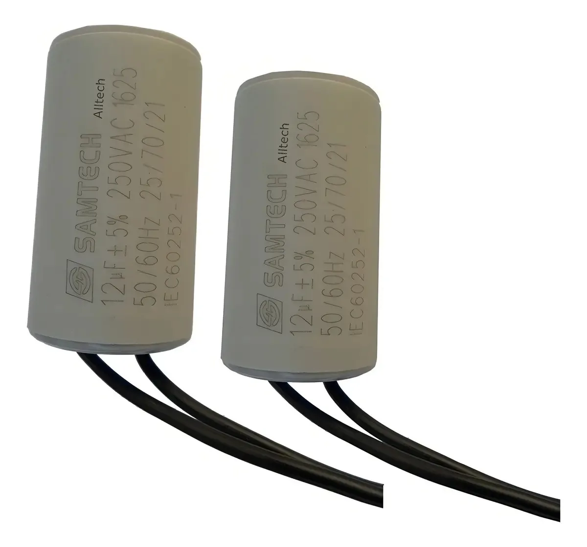 Capacitor 12uF Motores Portão Automático Samtech-Alttech-2 Peças