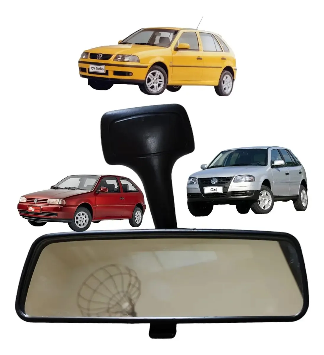 Retrovisor Interno Gol G2 G3 G4 Parati Saveiro
