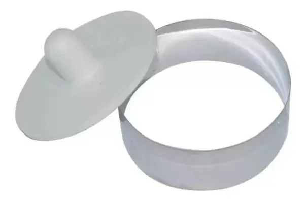 Aro Modelador Hamburger Com Compactador 10cm Doupan