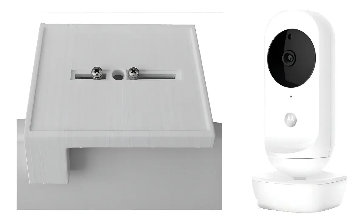 Suporte Babá Eletrônica Leão 3D Motorola Ease44Connect Para Berço