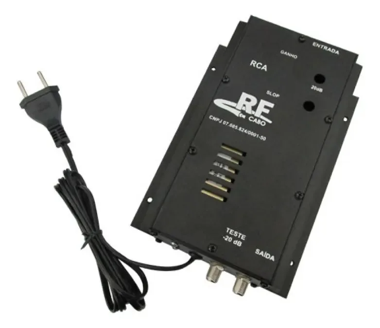 Amplificador Antena Coletiva Apartamentos 45db Hdtv Rf