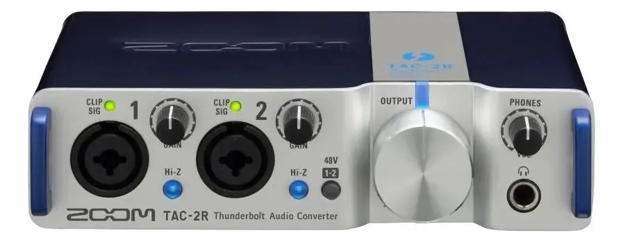 Interface De Áudio Zoom Tac-2r Thunderbolt