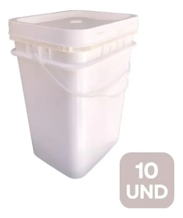 Balde 20l Para Colocar Comida 10 Und