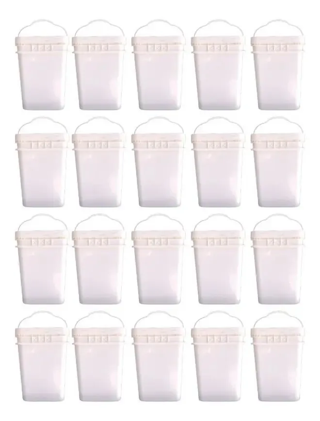 Balde 20l Retangular Para Confeitaria - 20 Pçs
