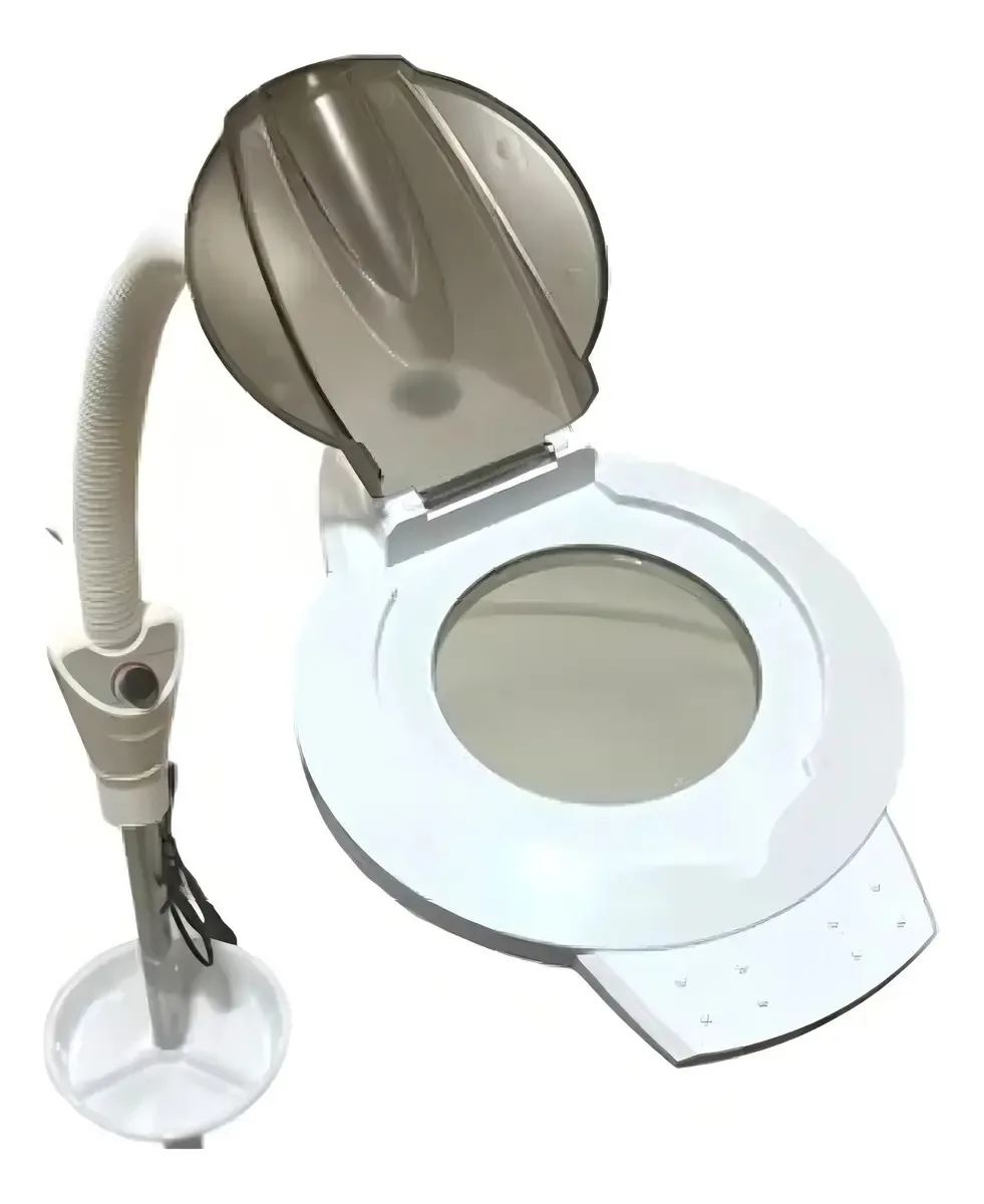Lupa Luminária 120 Leds Salão Beleza Estética Com Bandeja