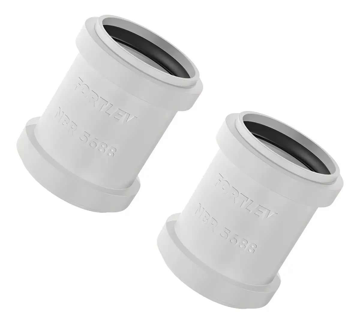 Kit Luva De Correr Esgoto 75mm Fortlev Encanamento 2