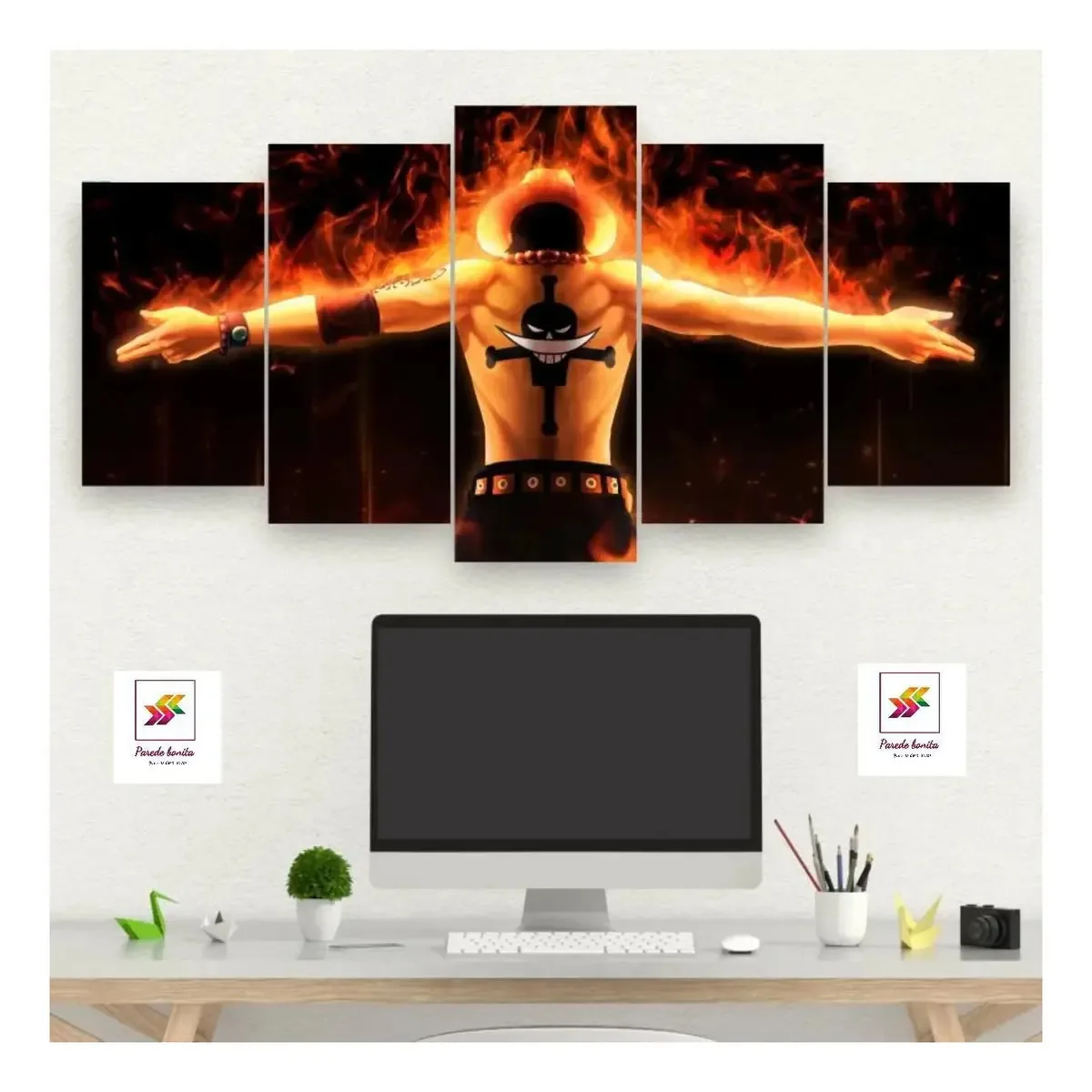 Quadro Mosaico Mosaico Ace - One Piece