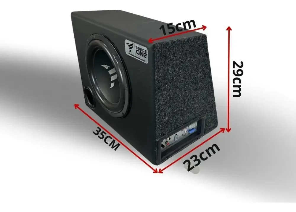 Caixa De Som Passiva Subwoofer De 8 Polegadas 200 Watts Rms