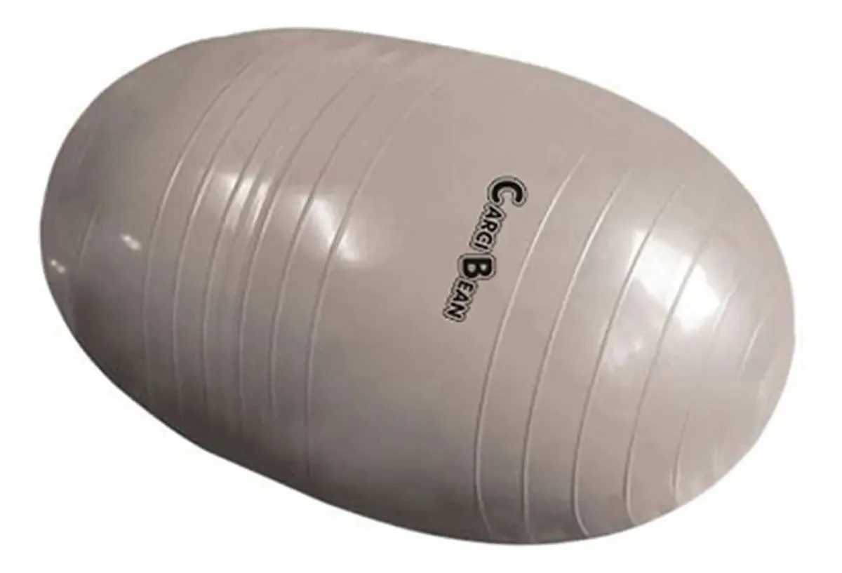 Bola Feijão Para Pilates 40x70cm Carci Bean Cor Prata