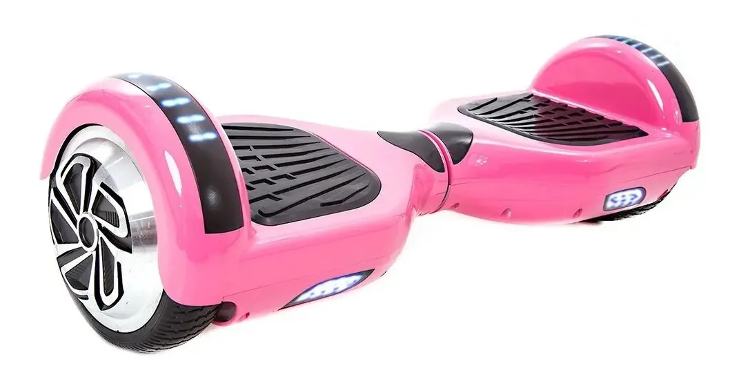 Hoverboard 6,5 Polegadas Rosa Hoverboard Scooter Elétrico Rosa