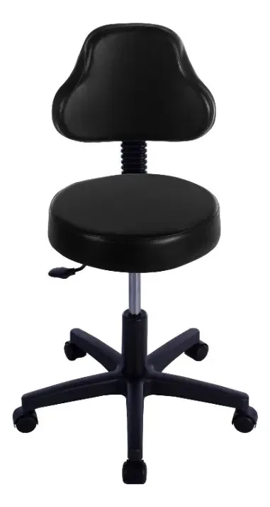 Acento Mocho Comfort Regulável Mais Cores Plastificado Cor do assento Preto