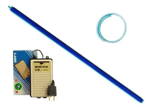 Kit Cortina Bolhas 80cm + Compressor S 6000 110v + Mangueira