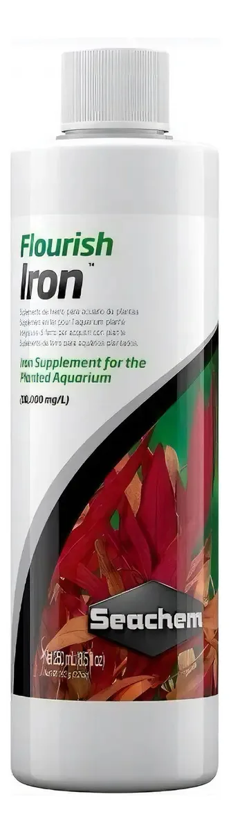 Flourish Iron 100ml Ferro Gluconato Ferroso Plantado Seachem