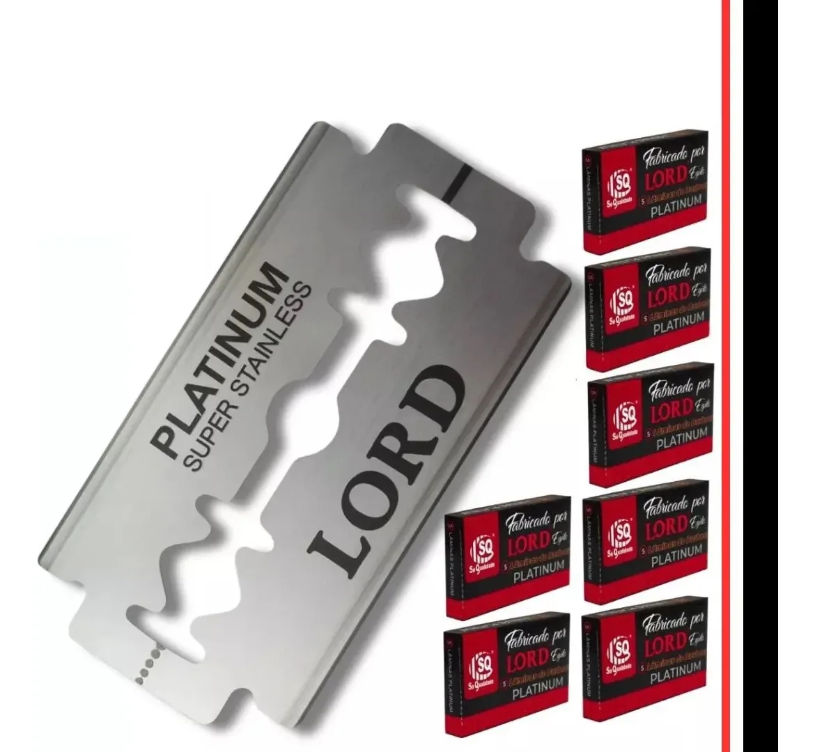Kit200 Lâminas De Barbear Profissiona Fio Duplo Origem Egito