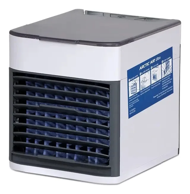Mini Climatizador Portátil Arctic Air 1L Branco 3 Níveis USB