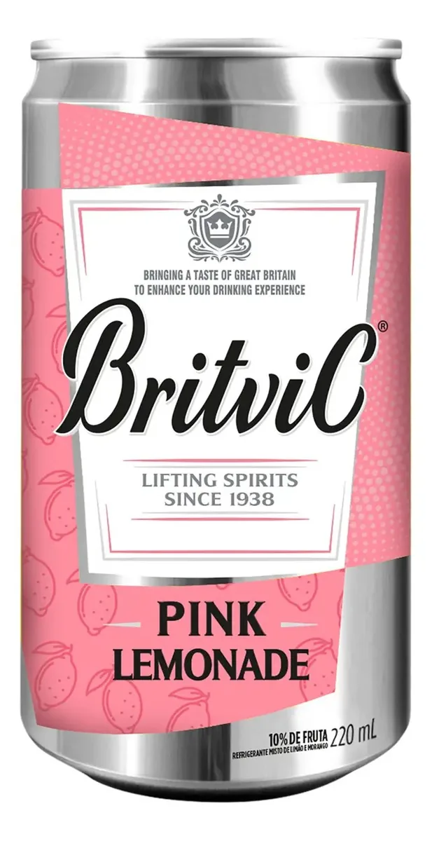 Refrigerante Pink Lemonade Britvic Lata 220ml