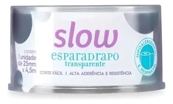 Esparadrapo Transparente, Linha Slow, Slow, Esparadrapo Transparente, Linha Slow. Ls7016, Transparen