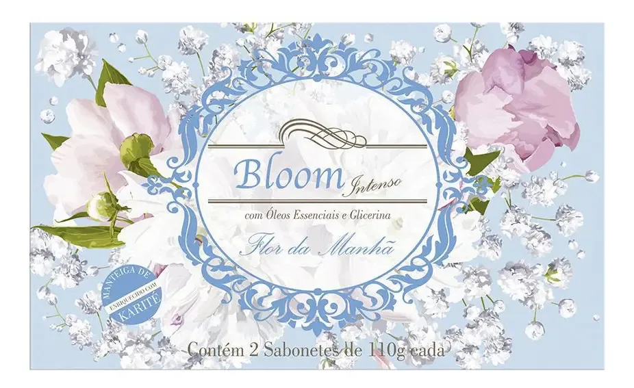Sabonetes Bloom Intenso Flor Da Manhã Estojo Com 2 Unidades