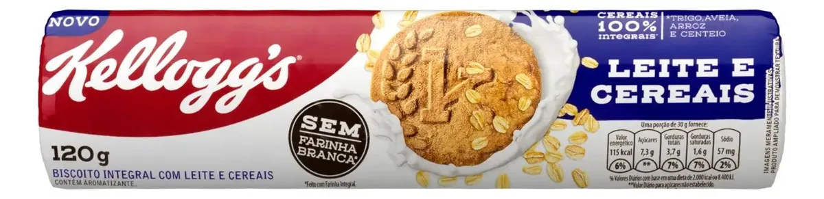 Bisc.kelloggs Int.120g Leite/cereais