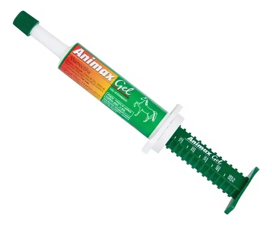 Gel Vermífugo Animax Abamectina 10g Agener para Cavalos