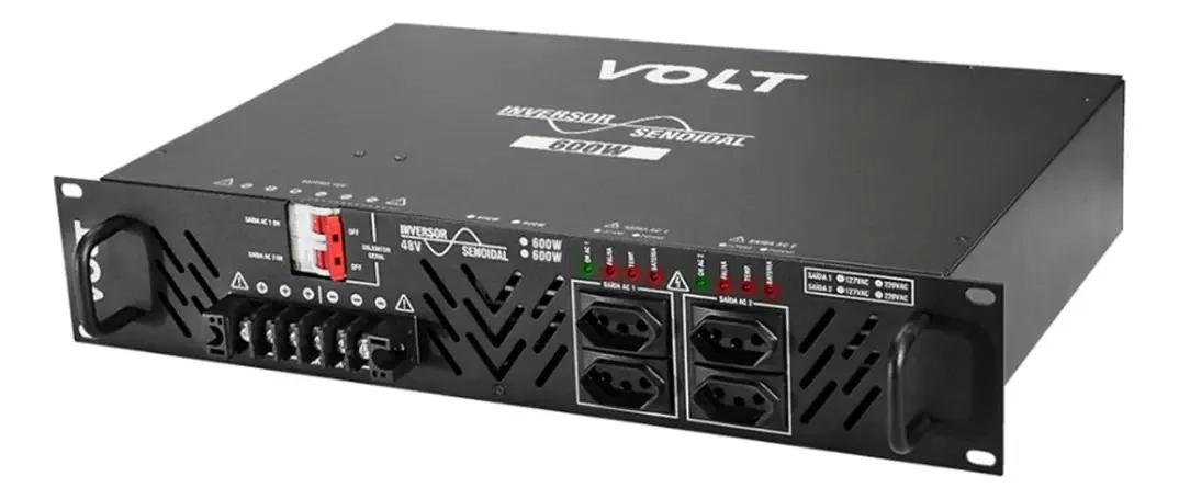 Inversor Volt 600w - Entrada 12v, Saída 220v