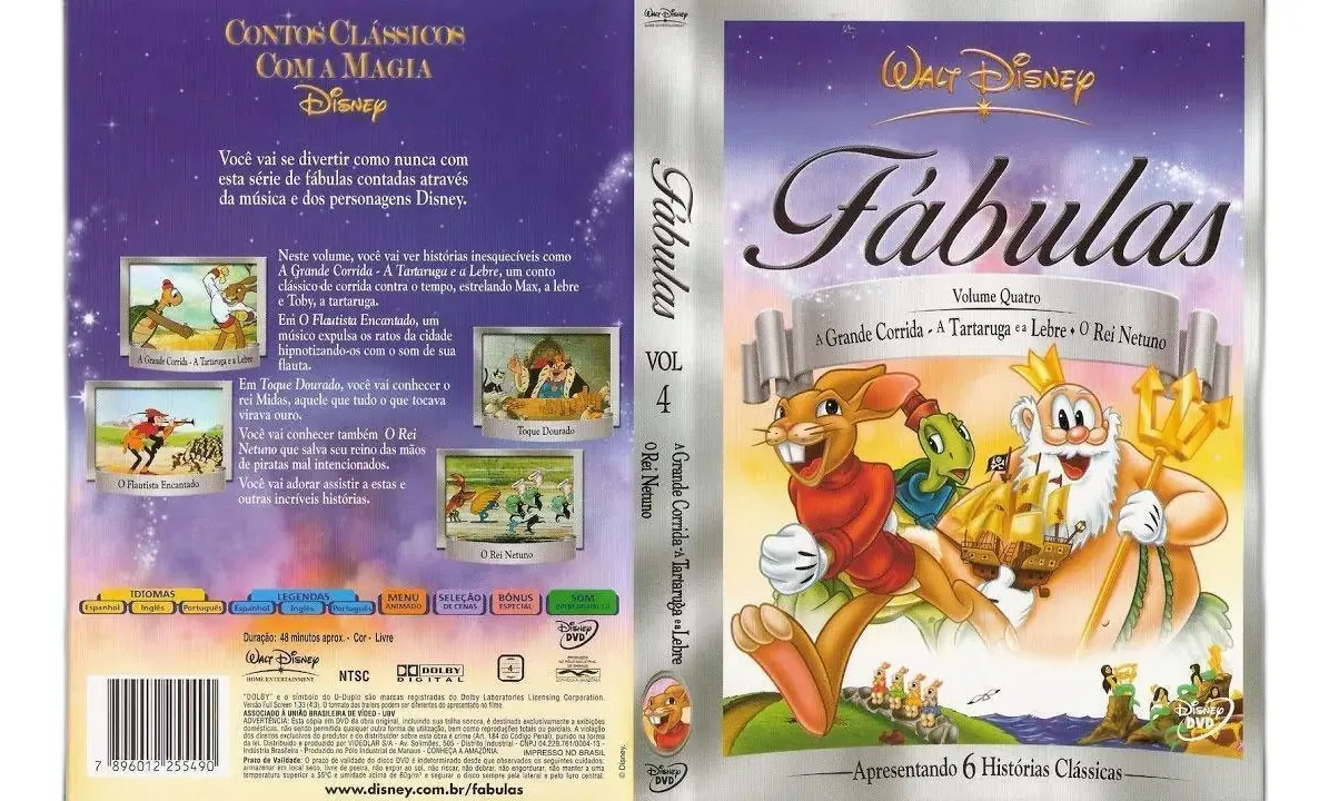 Dvd Fabulas Vol.4
