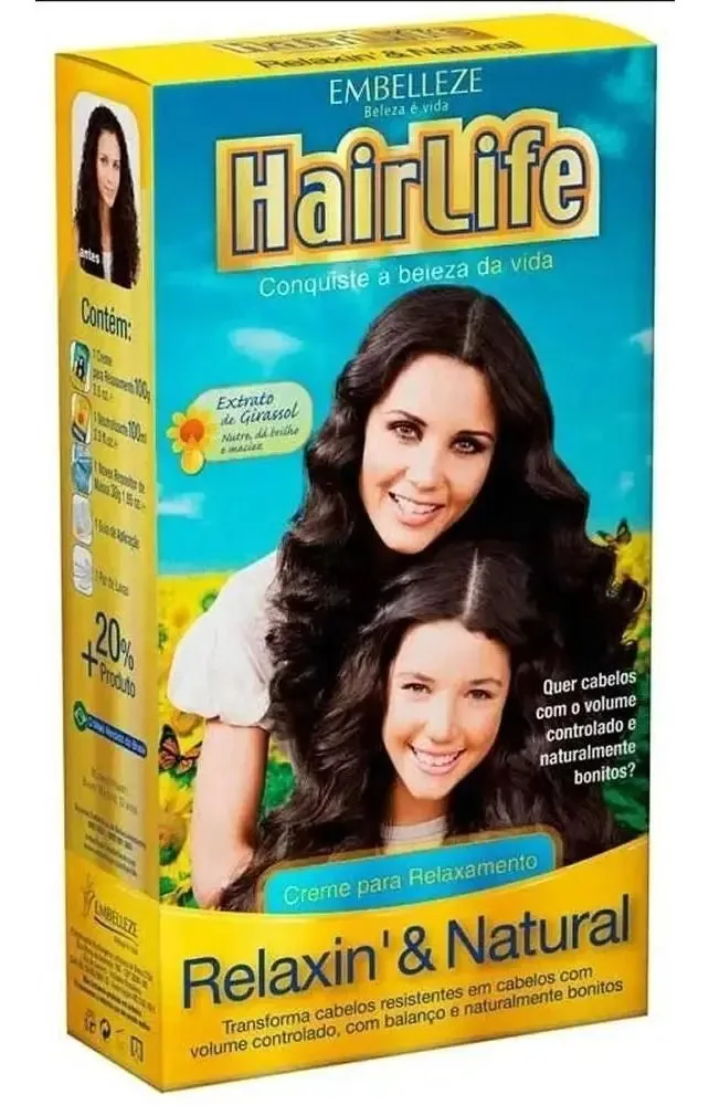 Alisante Hairlife Relaxante E Natural180g