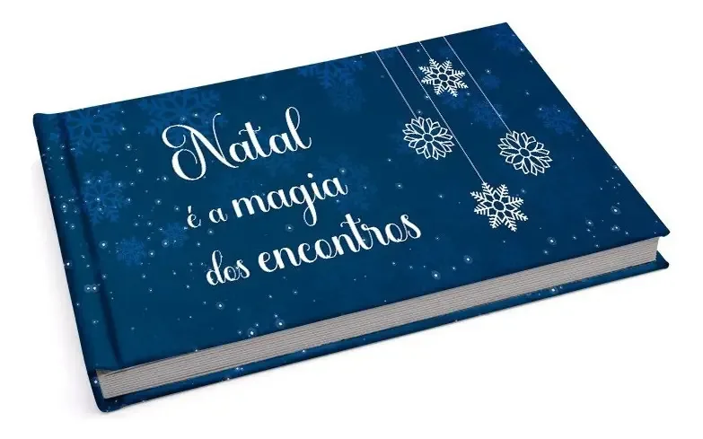 Album De Fotos Autocolante 20 Fotos 10x15 Natal Azul
