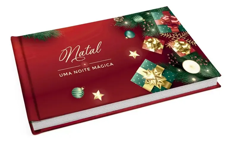 Album De Fotos Autocolante 20 Fotos 15x21 Natal Presente