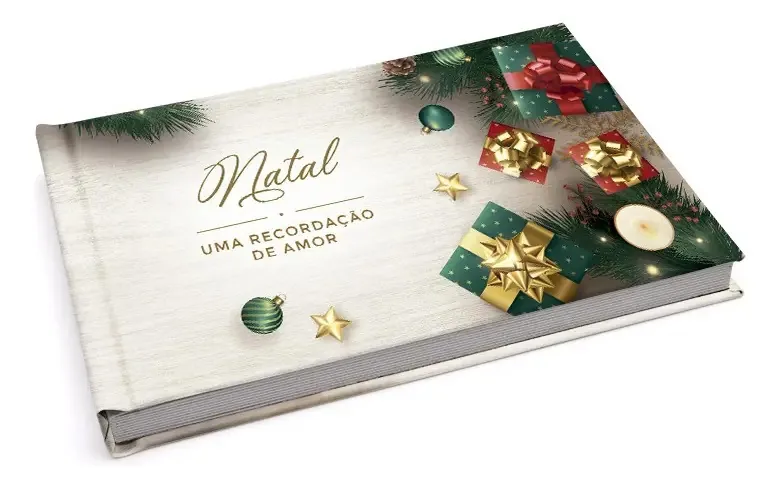 Album De Fotos Autocolante 20 Fotos 15x21 Natal Presente