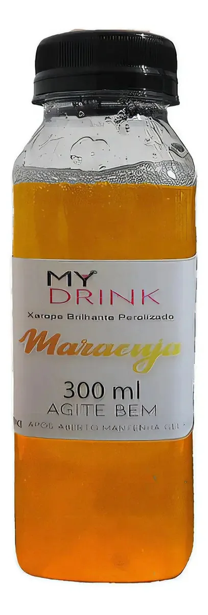 Xaropes Para Gin Vodca Perolizado 300 Ml O Sabor Maracuja