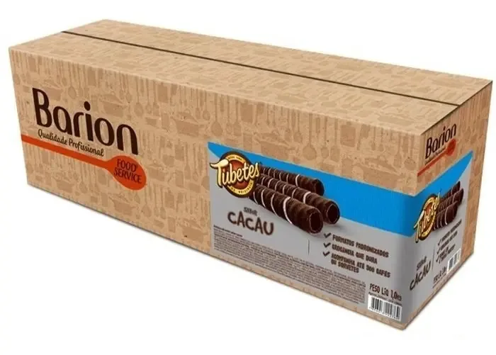 Tubetes Barion 1kg Cacau