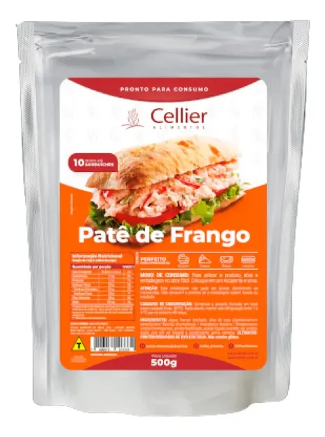 Patê De Frango 500g Cellier