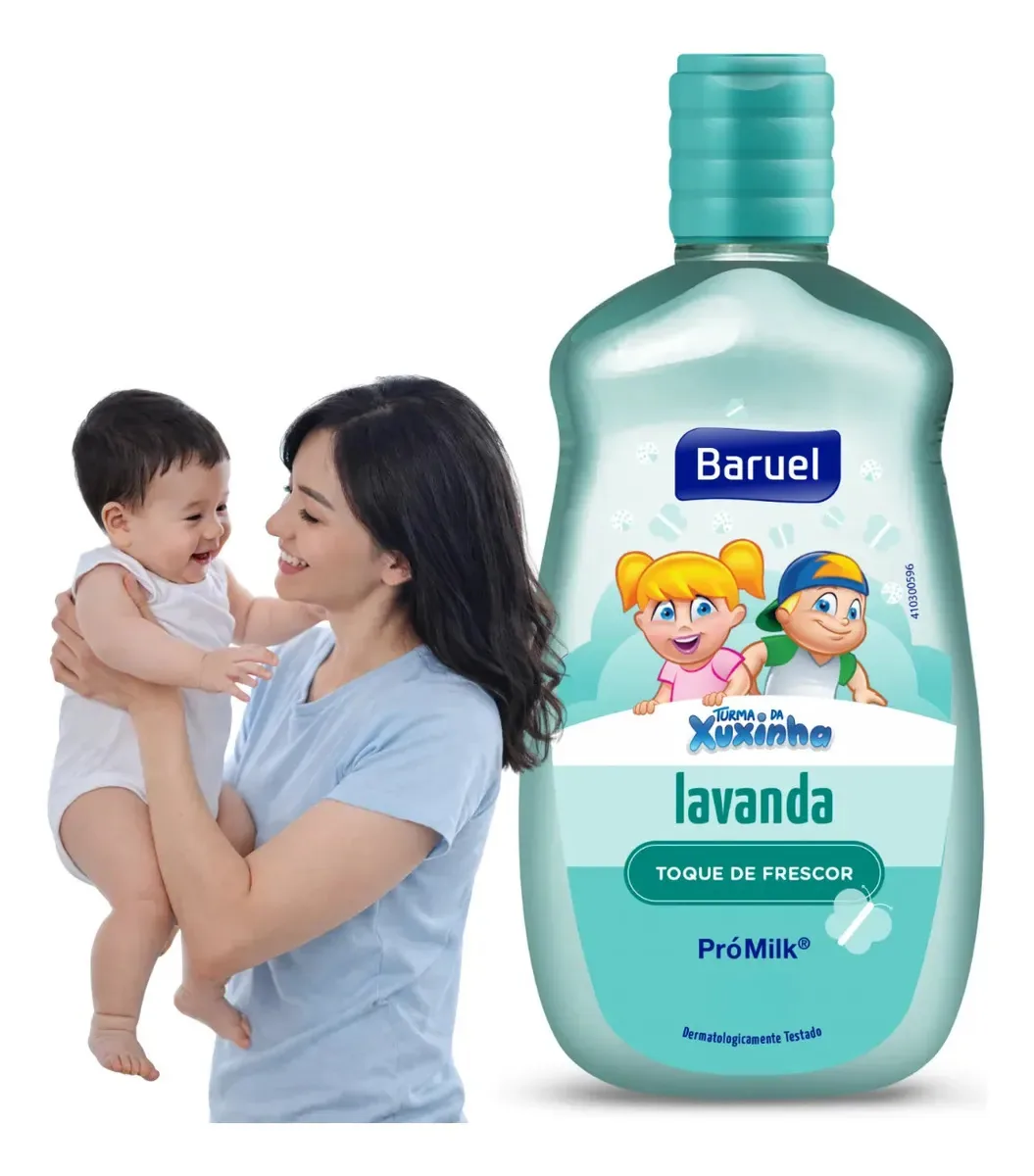 Colônia Infantil Lavanda Turma Da Xuxinha Baruel Frasco 400ml
