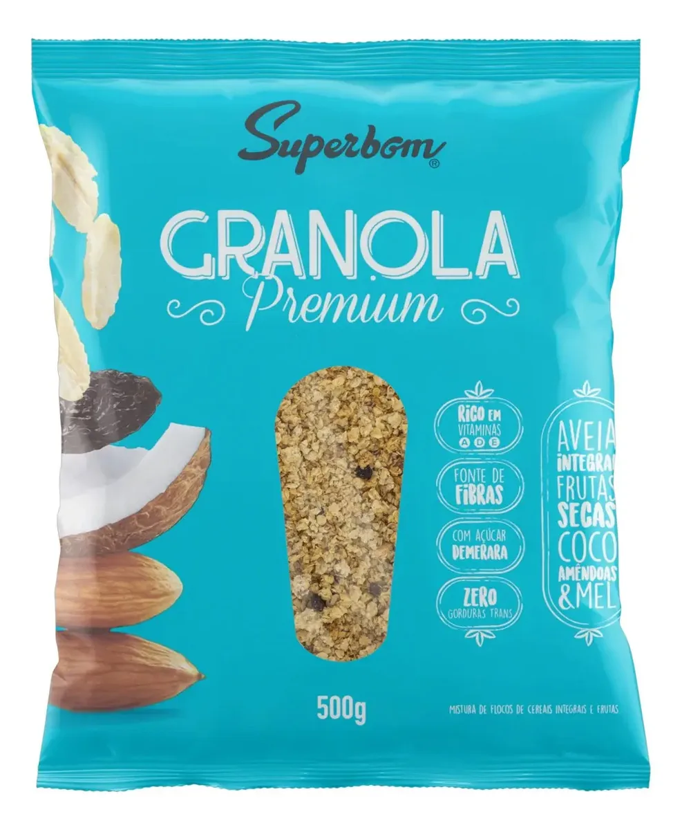 Granola Superbom Premium Pacote 500g