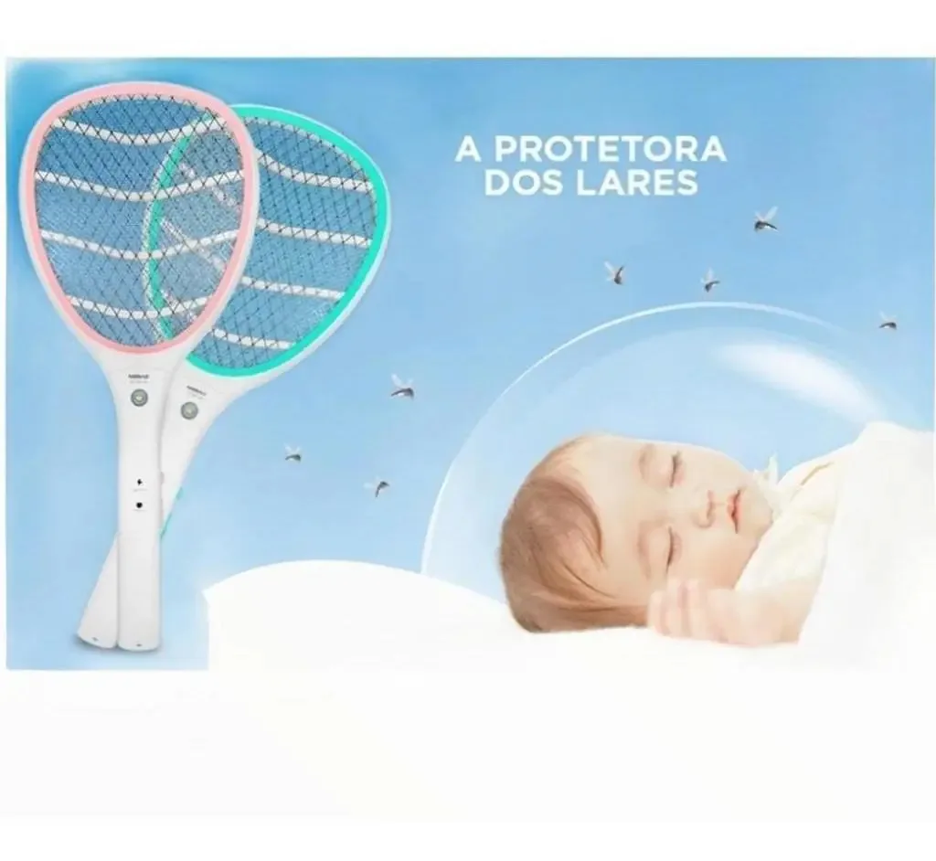 Raquete Mata Mosquita Elite Recarregavel Bivolt D1